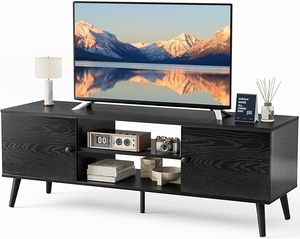 Meuble <span class=keywords><strong>TV</strong></span> moderne européen <span class=keywords><strong>pour</strong></span> téléviseurs de <span class=keywords><strong>55</strong></span> à 59 <span class=keywords><strong>pouces</strong></span>, en MDF, meuble de salon avec rangement, noir, facile à nettoyer, meuble <span class=keywords><strong>TV</strong></span> <span class=keywords><strong>pour</strong></span> hôtel - Product Image 1