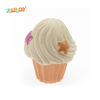 Prix concurrentiel Interactif Drôle Latex Cupcakes Forme Animal En Peluche Jouets Grinçants De Chien