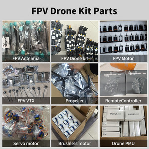 Kit de pièces pour drone FPV à monter soi-même avec cadre de caméra, moteur et VTX pour la construction de quadricoptères de course RC - Product Image 3
