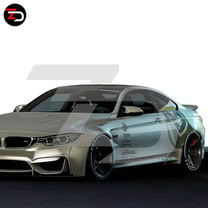 <span class=keywords><strong>Precio</strong></span> de Fábrica para Kit de Carrocería LB Wide Style para <span class=keywords><strong>BMW</strong></span> <span class=keywords><strong>M4</strong></span> <span class=keywords><strong>F82</strong></span> con Alerón Delantero, Faldones Laterales, Difusor Trasero y Pasos de Rueda - Product Image 4