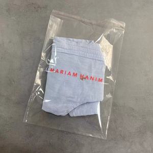 Wholesale Self Sealing Tape Plastic Bags Custom Brand Logo Garment Bag Jeans Packaging Clear OPP Bag for Small Business - Product Image 1
