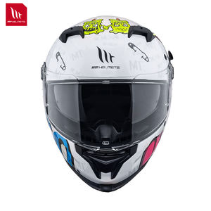 หมวกกันน็อค MTHELMETS รุ่น Unisex Spanish MT Racing สำหรับรถจักรยานยนต์ แบบเต็มใบ  วัสดุ ABS  พร้อมกระจกสองชั้นแบบเงา  ระบบปลดเร็ว  พร้อมสปอยเลอร์ขนาดใหญ่ - Product Image 6