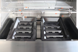 Prix <span class=keywords><strong>pas</strong></span> <span class=keywords><strong>cher</strong></span> 32 pouces en acier inoxydable 4 brûleurs charbon de bois et gaz barbecue cuisine extérieure avec <span class=keywords><strong>rôtissoire</strong></span> - Product Image 6