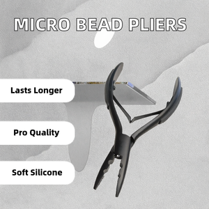 High Quality Micro <b>Bead</b> Hair <b>Extension</b> Pliers Professional Grade Stainless Steel Silicone Material - Product Image 2