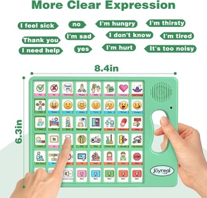 Dispositivo AAC per <span class=keywords><strong>Autismo</strong></span>, Strumento di Comunicazione Non Verbal per Terapia del Linguaggio e Riabilitazione da Ictus, Tavola di Comunicazione per <span class=keywords><strong>Autismo</strong></span> - Product Image 6