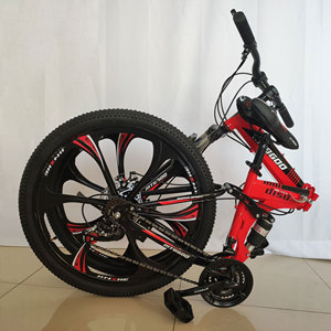 Precio al por mayor llanta de aleación de aluminio marco de acero 21 velocidades Bicicleta 26 27,5 29 pulgadas MTB ciclo adulto bicicleta <span class=keywords><strong>plegable</strong></span> para hombres - Product Image 4