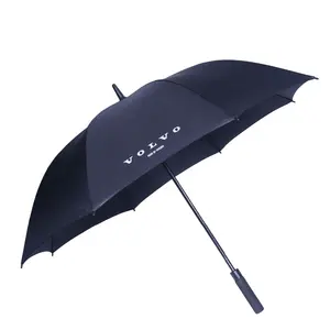 Автоматический большой черный зонт для гольфа с логотипом на заказ, распродажа, двухслойный зонт для гольфа с логотипом