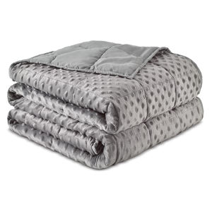 Couvertures lestées pour adultes, douces, en minky, lourdes, apaisantes, respirantes, rafraîchissantes, pour toutes les saisons, avec billes de verre, style américain, <span class=keywords><strong>couverture</strong></span> de canapé - Product Image 1