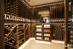 Cuarto de Vino Personalizado de Lujo para Sótano Oculto, Gabinete para Vino CR039, Gabinetes para Vino Personalizados - Product Image 5
