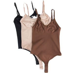 Body Gainant Femme à Ferme Maintien Respirant Sans Couture en <span class=keywords><strong>Soie</strong></span> Faja Bodysuit Minceur Ventre Plat <span class=keywords><strong>String</strong></span> pour Adultes - Product Image 4