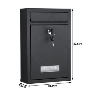 Bên ngoài kim loại Treo Tường Hộp thư với phím không thấm nước Hộp Thư - Product Image 6