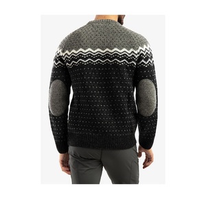 Nouveauté Prix de gros 100% coton chiné col rond couleur mélangée basique tricoté pull pour hommes fournisseur de BD - Product Image 4