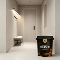 Revêtement liquide mat en terrazzo de pierre lavée acrylique VALIDEA pour intérieur et extérieur, imperméable, antidérapant, durable