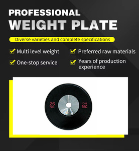 Plaques de <span class=keywords><strong>poids</strong></span> haute température de qualité supérieure 10-55LB avec logo personnalisé pour la musculation et l'haltérophilie - Product Image 6