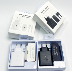 Cargador USB C de 45W con Cable y Enchufe para EE. UU., UE y Reino Unido, Carga Súper Rápida PD para Samsung S25 S24 S23 S22 S21 Note10 Note20 S20 - Product Image 2