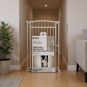 Cancelletto per Animali Domestici IAXT in Metallo, Rettangolare, Facile da Montare, per Interni, Stile Moderno e Robusto - Product Image 2