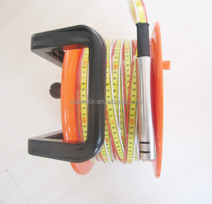 مقياس مستوى المياه المحمول بطول 100 متر، مصنوع من الفولاذ والبلاستيك وسبائك الألومنيوم، أداة قياس عمق الآبار بدقة 0.5% - Product Image 2