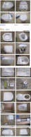 Fournisseur Australie : WC céramique deux pièces, sanitaires pour hôtel, WC à fixation murale, cuvette sans rebord Tornado, réservoir en céramique