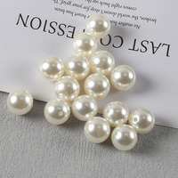 500 g/sac vente en gros ronde sans trou lâche Abs Imitation perle 3mm-20mm à travers le trou demi-trou perles en vrac pour la fabrication de bijoux