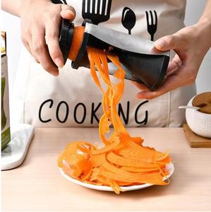 Cortador <span class=keywords><strong>de</strong></span> Verduras, Espiralizador Manual con Embudo, Máquina para Hacer Espaguetis <span class=keywords><strong>de</strong></span> Verduras y Frutas, <span class=keywords><strong>Rallador</strong></span>, Utensilio <span class=keywords><strong>de</strong></span> Cocina - Product Image 4