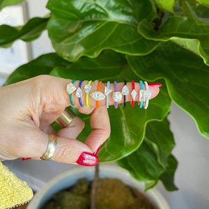 Gemnel New Design Bijoux en argent 925 Multi arc-en-ciel Couleur émail Orange Marquise Bague de mariage pour femme - Product Image 6