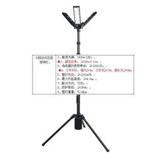 Shangwei Jiuzhou BX619-240W 4.5m LED Panoramic Mobile Lighting System <b>Emergency</b> <b>Light</b> - Product Image 2