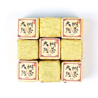 Vente en gros Yunnan Pu'er fermenté brique de thé compressé Mini thé Puer Tuocha petite brique dorée Shu Pu Er thé