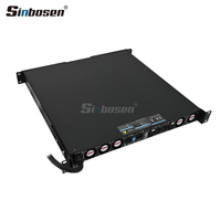 Amplificateur de puissance numérique de classe D 1U 2*6000W 2 canaux haute performance pour grandes scènes