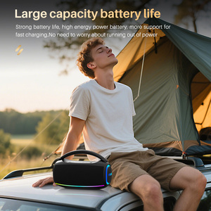 Venda quente Speaker Criativo Outdoor Metal Subwoofer Caixa Sem Fio Portátil RGB Gadgets Eletrônicos Ruído Branco Máquina - Product Image 3