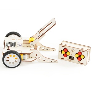 OKYN25930-5 bricolage télécommande <span class=keywords><strong>combat</strong></span> <span class=keywords><strong>Robot</strong></span> voiture enfants Science technologie bricolage tige éducation expérience scientifique - Product Image 3
