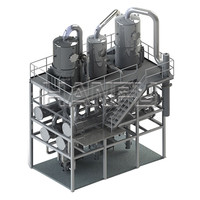 Compresor de vapor de raíces del sistema de evaporación de la cristalización MVR para la desalinización DE LA agua de mar