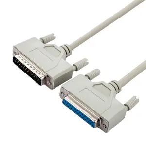 10米RS232 DB25 DB 25母至DB25公条码扫描仪电缆，用于honeywell 3310G 3320G MS4980