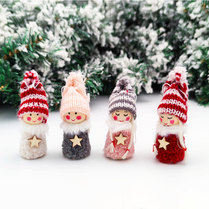 Nuevas Decoraciones Navideñas, Ángeles Tejidos, Muñecos Tejidos Colgantes para Niños y Niñas, Decoración para Árbol de Navidad y Armario - Product Image 1