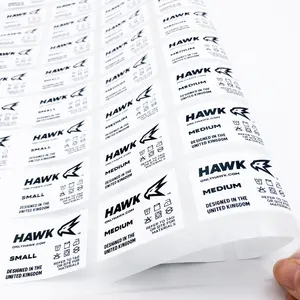 Factory Custom Reflective Printing Logo Heat Transfer Labels for Clothing