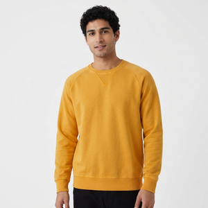 Factory-Made Custom Logo Printed Men's Crew Neck <b>Sweatshirt</b> 100% Cotton Pullover Autumn O-Neck Hoodies - Product Image 1