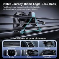 Chargeur de voiture magnétique sans fil haute puissance 25W avec système de refroidissement par ventilateur PD OTP et support de téléphone rotatif à 360° pour grille d'aération