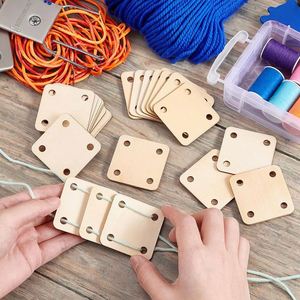 Letter Stencils Alphabet Wooden <b>Weaving</b> Cards for Hand <b>Loom</b> Craft Tools Tablet <b>Weaving</b> Blank Cards and Pieces for Decor - Product Image 3