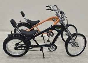 4Biolab 20 "-24" Vélo Cruiser pour hommes Style rétro Vélo de plage Vélo <span class=keywords><strong>Chopper</strong></span> - Product Image 6