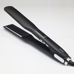 LCD kiểm soát nhiệt độ 38mm rộng tấm phẳng sắt chuyên nghiệp bền Titan tấm tóc ép tóc cho tóc xoăn - Product Image 1