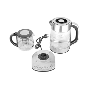 Manufacturer Custom Turkish Tea Maker Stainless Steel 2 in 1 Water Heater Thermostat Control Glass Tea <b>Kettle</b> <b>Kettle</b> 2022 New Ki - Product Image 2