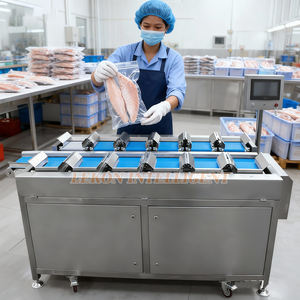 WHD14 Balances combinées de pesage de lots multitêtes pour filet de poisson congelé saumon pangasius - Product Image 1