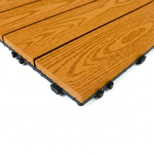 Dalles de terrasse emboîtables pour toits, résistantes aux intempéries, amovibles, flottantes, en WPC - Product Image 2