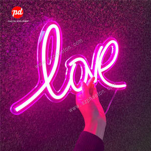 Letrero de Neón LED con Palabras a <span class=keywords><strong>Precio</strong></span> Económico al por Mayor, Letrero de Neón con la Palabra 'Love' para Decoración de Bodas, Eventos y Suministros para Bodas - Product Image 4