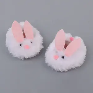 7cm Lapin En Peluche Pantoufles Convient À 18 pouces Poupée 43CM Né Poupées Reborn Bébé Poupée Chaussures