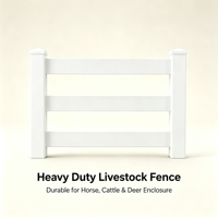Clôture pour chevaux de ferme moderne pour usage extérieur en villa