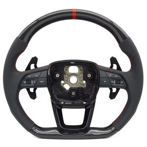 Volant de direction en carbone personnalisé pour <span class=keywords><strong>Audi</strong></span> A5 A6 A7 SQ5 C6 Q5 B9.5 B9 8P S5 8V D4 - Product Image 1