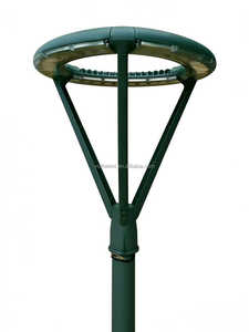 Lumière LED de jardin extérieure, éclairage de chemin, luminaire de rue, idéal pour <span class=keywords><strong>Doom</strong></span>, diffuseur <span class=keywords><strong>PC</strong></span> à deux bras, 3 bras décoratifs, route de parc, anneau à 3 bras - Product Image 1
