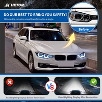 Phares HETOP F30 2013-2016, phares Angel Eye modifiés, lentille laser pour Série 3, mise à niveau LED DRL, style Ikon pour BMW