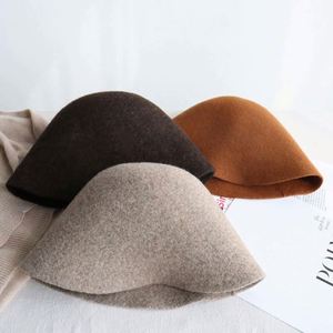 Wholesale Custom Personalized Sun Protection Unisex Autumn and Winter Wool Fisherman Hat - Product Image 1
