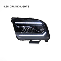 Kit de phares avant à LED dynamiques complets pour Ford Mustang 2005-2009, accessoires Plug and Play